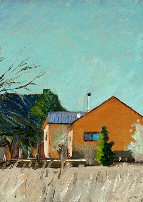 Richard Sober painting: Kathleen's House, Glorieta