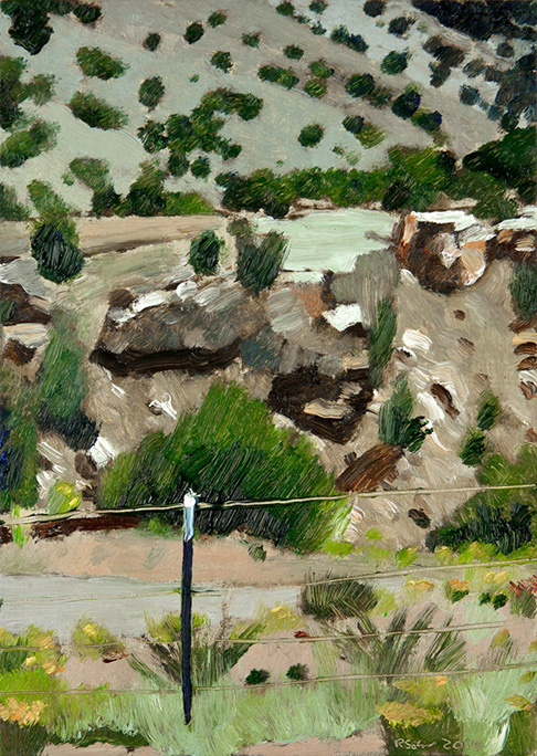 Richard Sober painting: Near Cerrillos