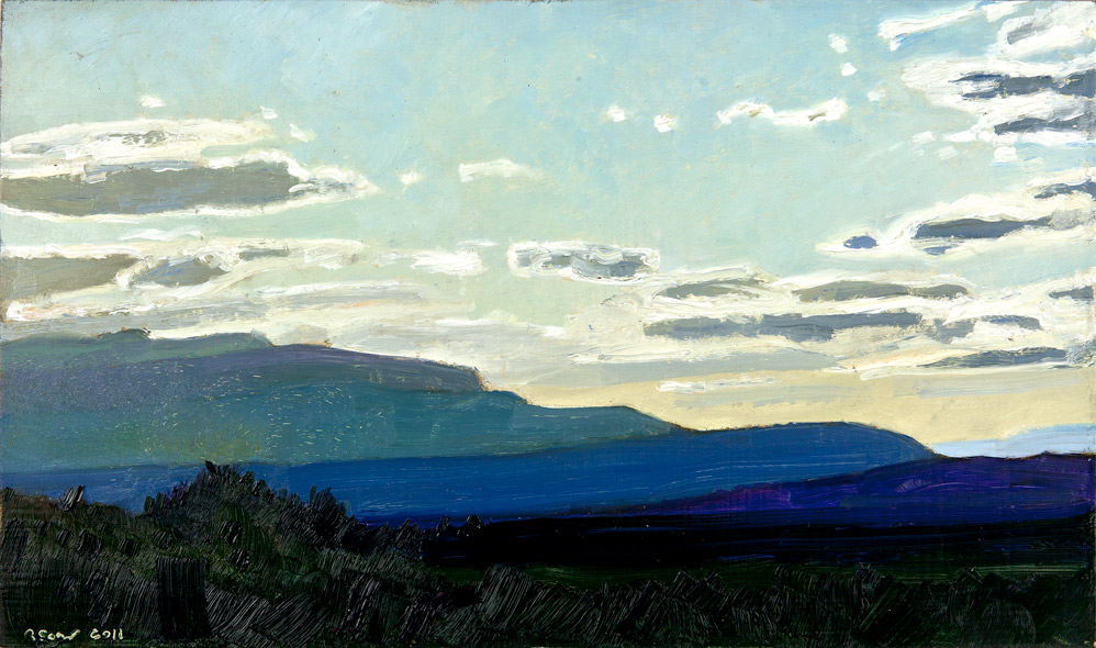 Richard Sober's painting: Toward Sandia