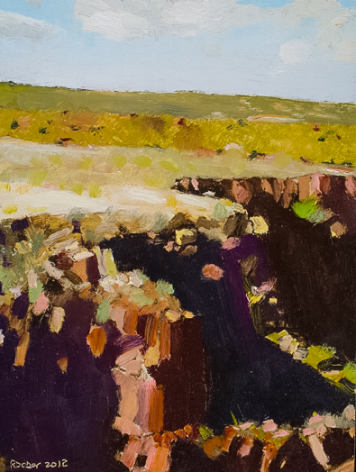 Richard Sober's painting: Gorge, 3
