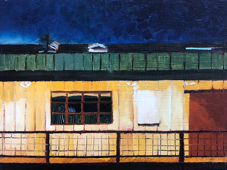 Richard Sober's painting: Nobody Here