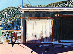 Richard Sober: Painting, Bisbee: Post-Deportation #4