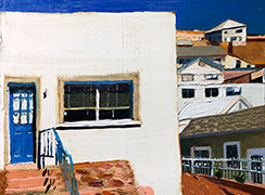 Richard Sober: Painting, Bisbee: Post-Deportation #5