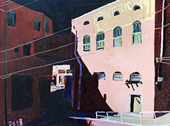 Richard Sober: Painting, Bisbee: Post-Deportation #8