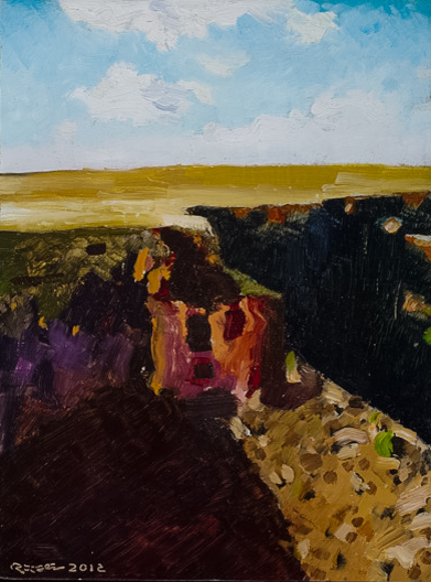 Richard Sober's painting: Gorge, 1