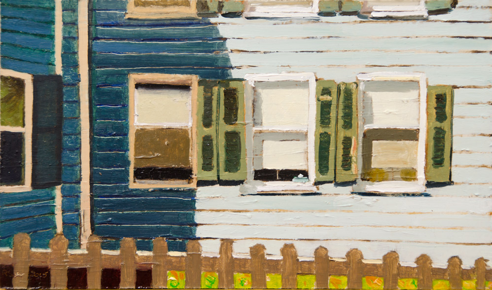 Richard Sober's painting: Shutters