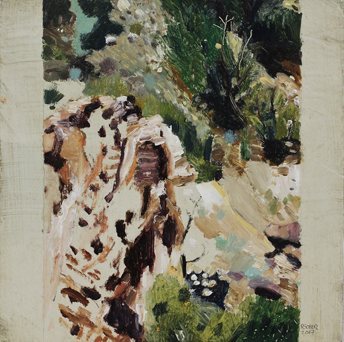 Richard Sober's painting: Descent 3