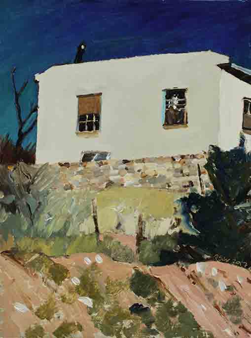 Richard Sober's painting: Ephraim Street