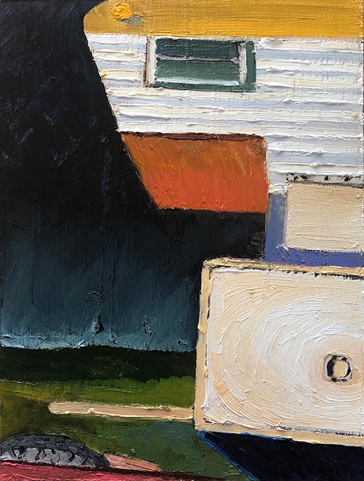 Richard Sober's painting: Night Trailer