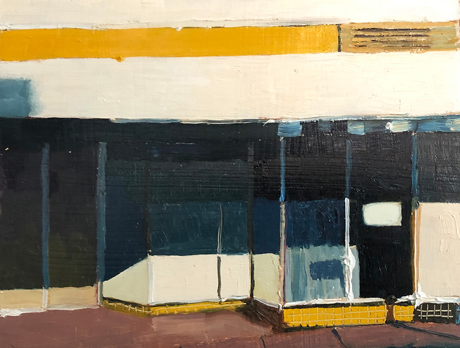 Richard Sober's painting: Silver City 6
