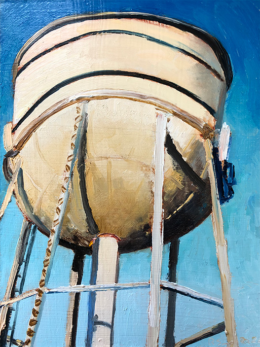 Richard Sober's painting: Silver City 9