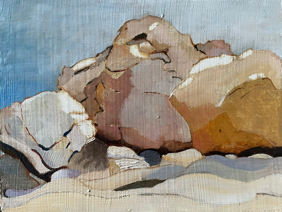 Richard Sober's painting: Untitled 3 2024