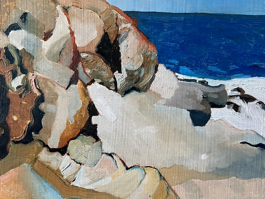 Richard Sober's painting: Untitled 4 2024