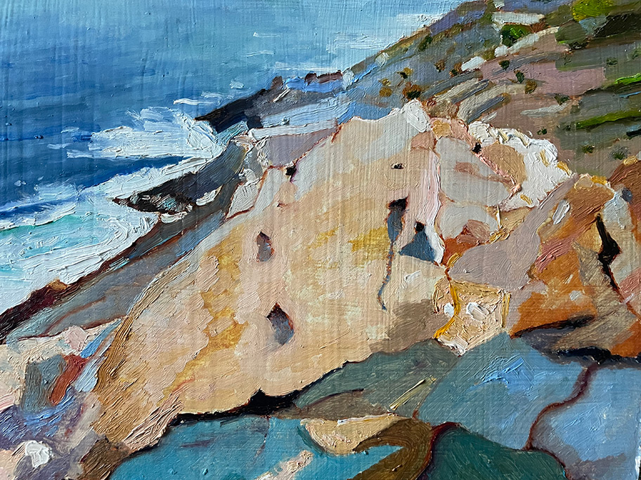 Richard Sober's painting: Untitled 5 2024