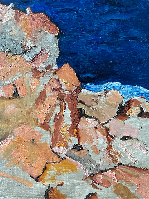 Richard Sober's painting: Ojo De Vaca